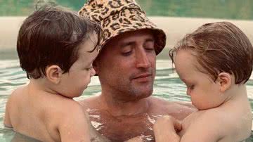 Paulo Gustavo e os filhos, Romeu e Gael; ator teve piora acentuada no último domingo (2) - Instagram/@paulogustavo31