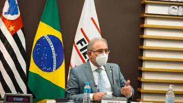 Segundo ele, o Brasil e o mundo enfrentam a falta de doses - Marcos Lopes/Ministério da Saúde