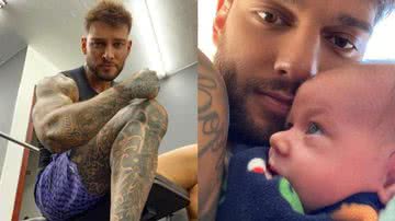 Lucas Lucco se adapta a rotina com bebê em casa - Instagram / @lucaslucco