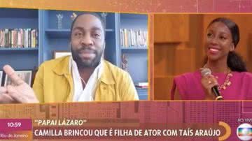 Lázaro Ramos elogia Camilla de Lucas durante bate-papo no 'Encontro' - Globo