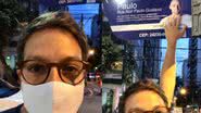 Fábio Porchat registra visita à Rua Ator Paulo Gustavo - Divulgação/Instagram/@fabioporchat