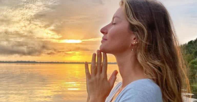 Gisele Bündchen celebra o Dia Mundial da Meditação - Instagram/@gisele