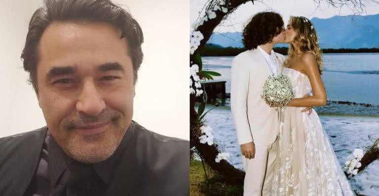 Luciano Szafir celebra casamento de Sasha e João Figueiredo - Instagram/@szafiroficial /@sashameneghel
