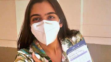 Benedita Casé é vacinada contra a Covid-19: - Instagram/@beneditazerbini