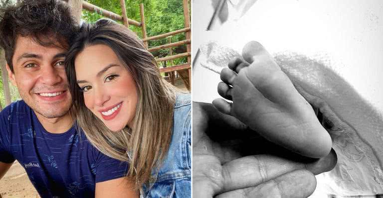 Lucas Veloso e Géssica Muniz anunciaram a gravidez em outubro - Instagram/@lucasveloso_