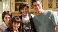 Da esquerda para a direita: Luisa Arraes com Laura Barreto, Deborah Secco e Eduardo Moscovis em 'Louco Por Elas' - TV Globo