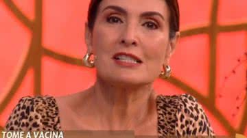 Mais uma vez, apresentadora reforçou a importância da imunização - TV Globo
