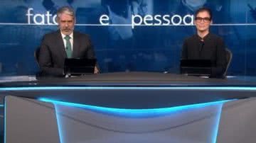 William Bonner e Renata Vasconcellos contaram a novidade do jornalismo na Globo - TV Globo
