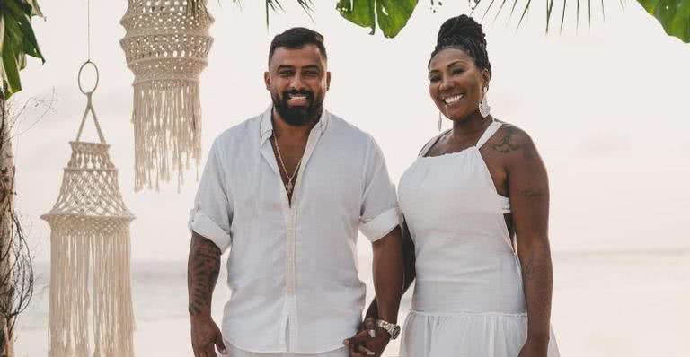 Renato e Silvana se casaram no Caribe - Instagram/ @rtaraujo81