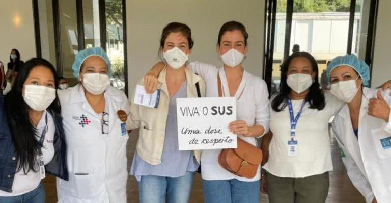 Âncora do Jornal Nacional recebeu a primeira dose do imunizante contra o novo coronavírus - Instagram/@renatavasconcellosoficial