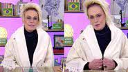 Ao vivo, Ana Maria Braga veste roupão felpudo para suportar frio - Globoplay
