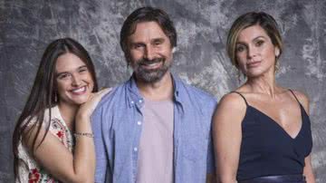 Luna (Juliana Paiva), Mário (Murilo Rosa) e Helena (Flávia Alessandra) em 'Salve-se Quem Puder' - Globo