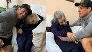 Cauã Reymond visita a avó em aniversário de 100 anos - Instagram/@cauareymond