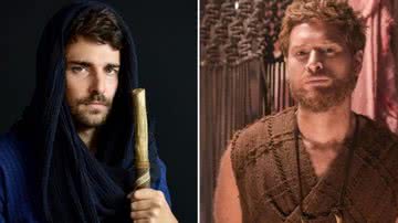 Jacó (Miguel Coelho) e Esaú (Cirillo Luna) são irmãos rivais em 'Gênesis' - Record TV