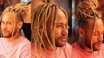 Neymar raspa o cabelo após desistir de tranças - Instagram/@nandabradiisburguesinha