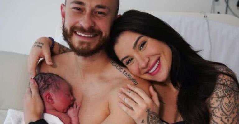 O primeiro filho de Bianca Andrade e Fred, Cris, nasceu na última quinta-feira (15) - Instagram/@bianca