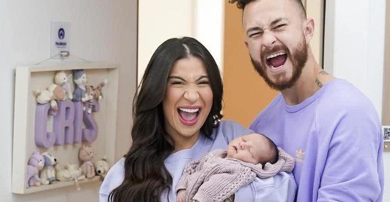 Bianca Andrade comparou os olhinhos do bebê aos do pai, Fred - Instagram/@bianca