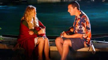 Drew Barrymore e Adam Sandler em cena de '50 First Dates' - Divulgação