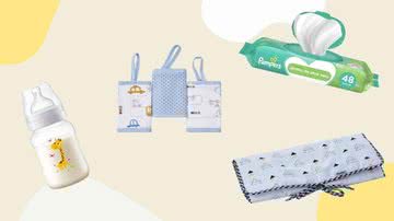 Confira itens essenciais para a bolsa de passeio do bebê - Reprodução/Amazon