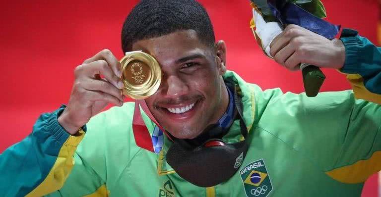 Hebert Conceição conquistou a medalha de ouro na categoria peso médio do Boxe Olímpico - Wander Roberto | Comitê Olímpico Brasileiro