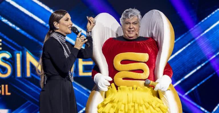 Cantor dedicou sua apresentação à neta de 1 ano - TV Globo