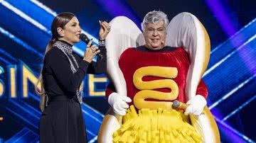 Cantor dedicou sua apresentação à neta de 1 ano - TV Globo