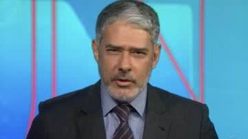 O jornalista William Bonner - TV Globo