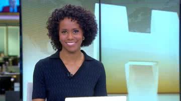 Maju Coutinho apresenta o 'Jornal Hoje' - TV Globo