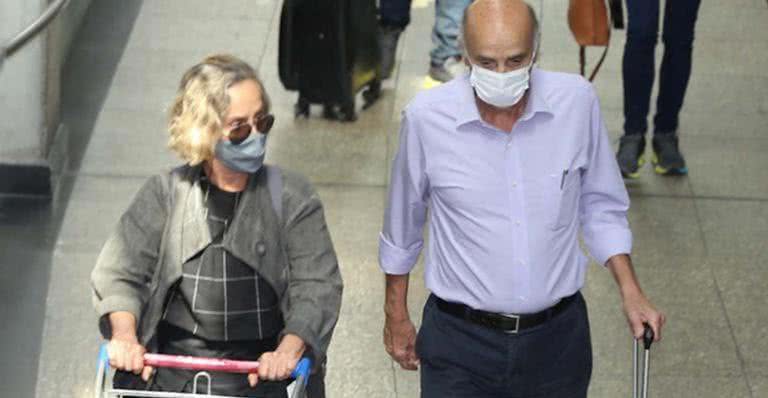 Ambos foram vistos juntos deixando aeroporto em São Paulo - Lucas Ramos/AgNews