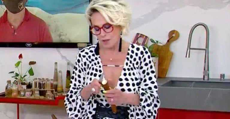'Mais Você' ensinava uma técnica para descascar o vegetal - TV Globo