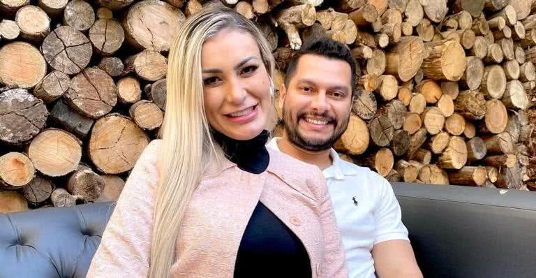 Andressa Urach ao lado do marido, Thiago Lopes - Instagram/@andressaurachoficial