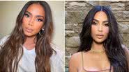 Fãs ficam chocados com semelhança entre Anitta e Kim Kardashian - Instagram: @anitta/ @kimkardashian
