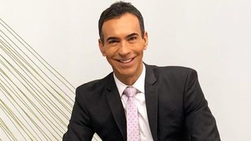O jornalista Cesar Tralli - TV Globo