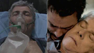 Enrico sofre pelo pai, em 'Império - TV Globo