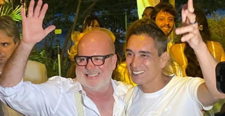 Eder Meneghine e Hugo Oliveira se casaram de última hora - Arquivo Pessoal