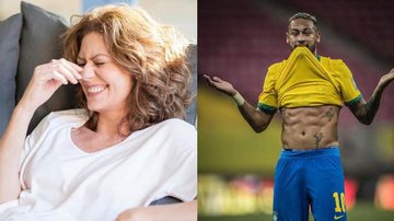 Patricia Pillar fala sobre desempenho de Neymar Jr. - Instagram/@patriciapillar e @neymarjr