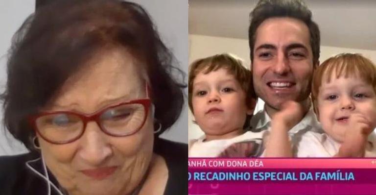 Déa Lúcia cai no choro durante 'Mais Você' - TV Globo