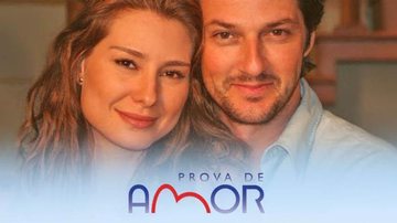 Casal protagonista da novela 'Prova de Amor' - Divulgação/Record TV