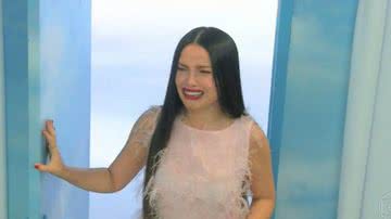Juliette emocionada - TV Globo