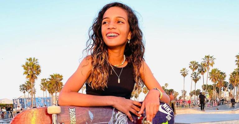 Rayssa Leal, de 13 anos, fechou contrato com a Way - Instagram/@rayssalealsk8