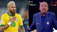 Não é a primeira vez que Galvão Bueno dispara críticas a Neymar - TV Globo