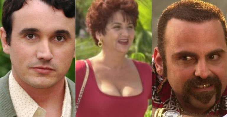 Caio Junqueira, Mara Mazan e Guilherme Karan atuaram em 'O Clone' - Reprodução/TV Globo