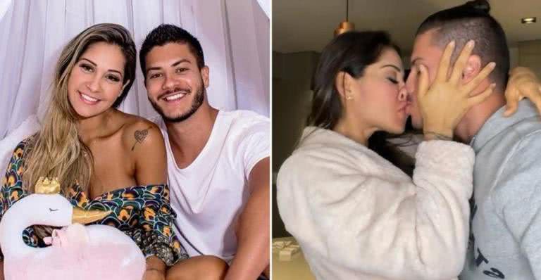 Mayra Cardi e Arthur Aguiar dão beijão e reatam relacionamento - Instagram/@mayracardi