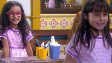 Bárbara e Frida disputam com Dulce Maria a vaga de representante de classe - Reprodução/SBT