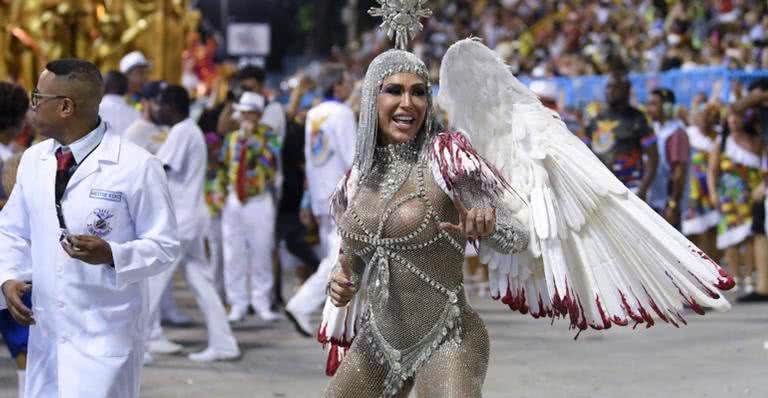Gracyanne Barbosa no carnaval 2020 - Fábio Tito/G1