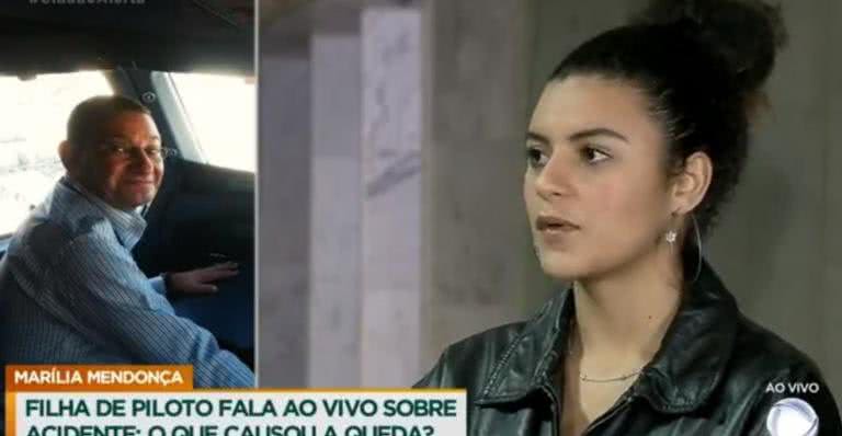 Vitória Medeiros, filha do piloto que morreu no acidente com Marília Mendonça - Record TV