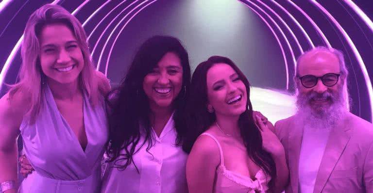 Fernanda Gentil, Regina Casé, Larissa Manoela e Osmar Prado gravaram Vinheta da Globo - Instagram/ @larissamanoela