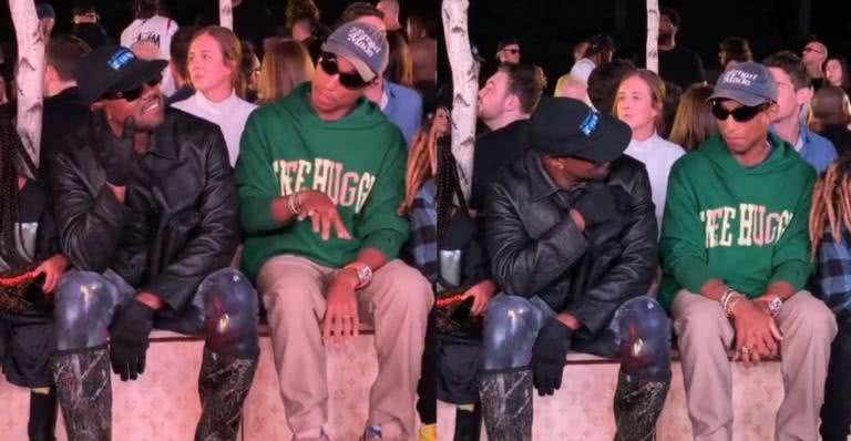Kanye West e Pharrell Williams apareceram curtindo clássico do 'Clube da Esquina' - Instagram/ @miltonbitucanascimento