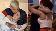 MC Gui sugere ereção ao abraçar Aline Mineiro e noiva reage - Instagram/@biamiichelle / RecordTV