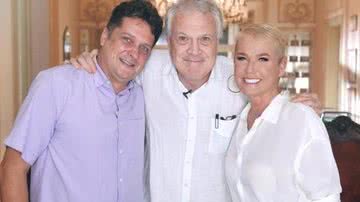 Pedro Bial promoveu o reencontro entre Xuxa Meneghel e Marcelo Ribeiro - Reprodução/O Globo